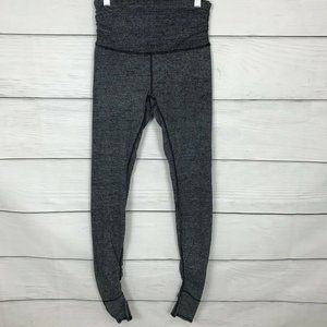 Lululemon Still Mind Tight Interlink Ice Grey Sz 6